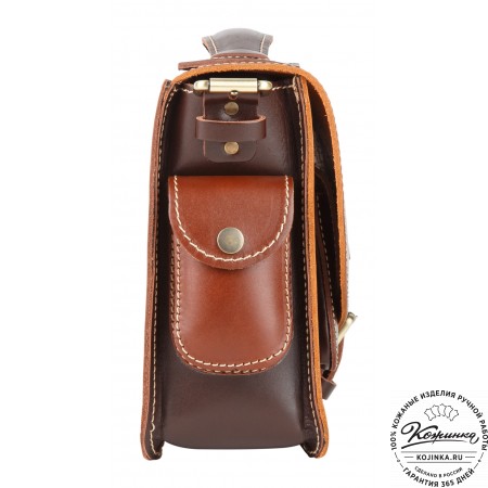 Кожаная  сумка "Виктория" (коричневая)